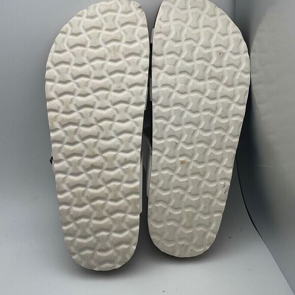 CUSHIONAIRE Women's Cork Footbed Sandal SIZE 8 WHITE - Picture 7 of 8